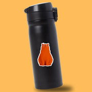 Red Cat Sticker | Fat Cat Sticker | Cat Sticker