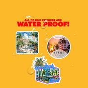 Miami Sticker | Miami Three Pack Stickers | Miami Decal Pack