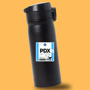 PDX Luggage Tag Sticker | Aviation Stickers | Portland OR Airport Sticker