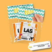 LAS Luggage Tag Sticker | Aviation Stickers | Las Vegas Airport Sticker