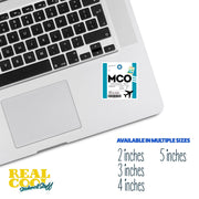 MCO Luggage Tag Sticker | Aviation Stickers | Orlando Airport Sticker
