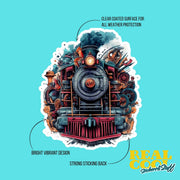 Locomotive Train Sticker - Train Sticker - Locomotive Decal