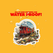 Train Caboose Sticker - Train Sticker - Caboose Decal