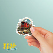 Train Caboose Sticker - Train Sticker - Caboose Decal