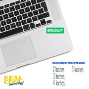 Broadway Street Sign Sticker | Broadway Sign Decal | New York Sticker