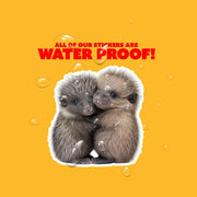 Hugging Porcupine Sticker | Cute Porcupine Decal for Laptop, Water Bottle, & Planner - Adorable Porcupine Gift for Any Occasion