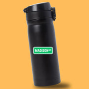 Madison Ave Sign Sticker | Madison Ave Sign Decal | New York Sticker