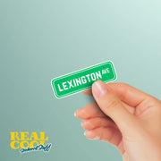 Lexington Ave Sign Sticker | Lexington Ave Sign Decal | New York Sticker