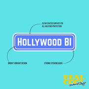 Hollywood Blvd Sign Sticker | Hollywood Bl Sign Decal | Los Angeles Sticker