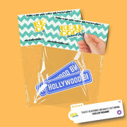 Hollywood Blvd Sign Sticker | Hollywood Bl Sign Decal | Los Angeles Sticker