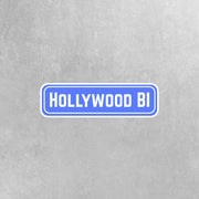 Hollywood Blvd Sign Sticker | Hollywood Bl Sign Decal | Los Angeles Sticker