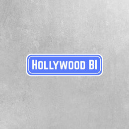 Hollywood Blvd Sign Sticker | Hollywood Bl Sign Decal | Los Angeles Sticker