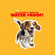 American Fox Hound Sticker | Running Fox Hound Sticker