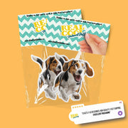 American Fox Hound Sticker | Running Fox Hound Sticker