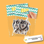 Alaskan Malamute Sticker | Running Alaskan Malamute Sticker