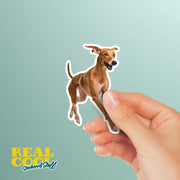 Azawakh Sticker | Running Azawakh Dog Sticker