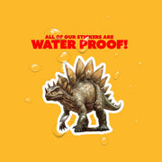 Stegosaurus Sticker | Dinosaur Water Bottle Sticker