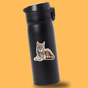 Lynx Sticker Decal for Laptop, Water Bottle & Scrapbook - Durable Vinyl Art, Animal Lover Gift, Wildlife Sticker