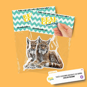 Lynx Sticker Decal for Laptop, Water Bottle & Scrapbook - Durable Vinyl Art, Animal Lover Gift, Wildlife Sticker