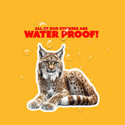 Lynx Sticker Decal for Laptop, Water Bottle & Scrapbook - Durable Vinyl Art, Animal Lover Gift, Wildlife Sticker