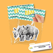 Rhinoceros Sticker | Rhinoceros Decal | Rhino Sticker