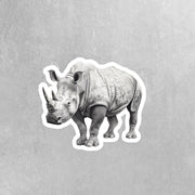 Rhinoceros Sticker | Rhinoceros Decal | Rhino Sticker