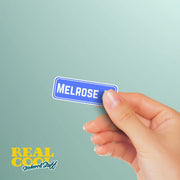 Melrose Ave Sign Sticker | Melrose Sticker | Los Angeles Sticker
