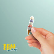 Ice Cream Cone Sticker | Ice Cream Sticker | Desert Stickers