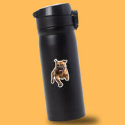 Bullmastiff Running Sticker - Bullmastiff Decal for Water Bottles, Car & Laptop - Cute Bullmastiff Dog Vinyl Art