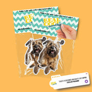 Briard Running Sticker - Briard Decal for Water Bottles, Car & Laptop - Cute Briard Dog Vinyl Art