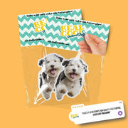 Old English Sheepdog Running Sticker - Old English Sheepdog Decal for Water Bottles, Car & Laptop - Cute Old English Sheepdog Vinyl Decal