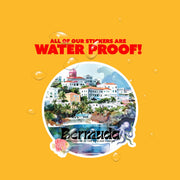 Bermuda Sticker - Waterproof Travel Decal for Laptop, Water Bottle & Scrapbook, Tropical Island Souvenir, Durable Outdoor Vinyl Label