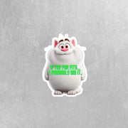 Guilty Cat Sticker | Cat Sticker | Cute Cat Sticker | Funny Cat Sticker