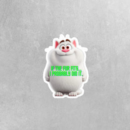 Guilty Cat Sticker | Cat Sticker | Cute Cat Sticker | Funny Cat Sticker