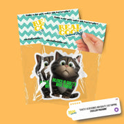 Guilty Cat Sticker | Cat Sticker | Cute Cat Sticker | Funny Cat Sticker