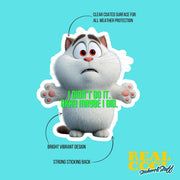 Guilty Cat Sticker | Cat Sticker | Cute Cat Sticker | Funny Cat Sticker