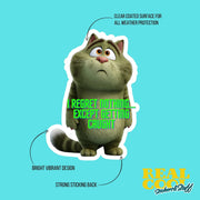 Guilty Cat Sticker | Cat Sticker | Cute Cat Sticker | Funny Cat Sticker