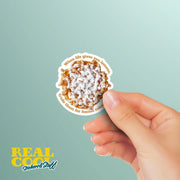 Funnel Cake Sticker | Funny Funnel Cake Sticker | Funnel Cake Pun Sticker
