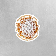 Funnel Cake Sticker | Funny Funnel Cake Sticker | Funnel Cake Pun Sticker
