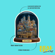 Madrid City Sticker | Madrid In A Glassdome Sticker | Spain Sticker