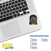 Madrid City Sticker | Madrid In A Glassdome Sticker | Spain Sticker