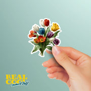 Tulips Sticker | Tulips Sticker | Flower Stickers | Bouquet of Tulips Sticker
