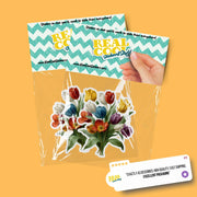 Tulips Sticker | Tulips Sticker | Flower Stickers | Bouquet of Tulips Sticker