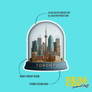 Toronto Sticker | Toronto, Canada Sticker | Toronto In A Glassdome Decal