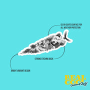 Black Bear Sticker, Durable Waterproof Decal for Laptop, Water Bottle & Car, Cute Animal Vinyl Sticker for Outdoors Lovers Nature Fans