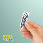 Black Bear Sticker, Durable Waterproof Decal for Laptop, Water Bottle & Car, Cute Animal Vinyl Sticker for Outdoors Lovers Nature Fans