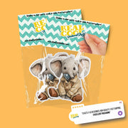 Baby Elephant Sticker | Elephant Sticker | Small Elephant Decal