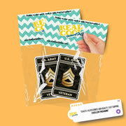 US Army Veteran Sticker | Sergeant First Class Veteran Sticker | US Army Sergeant Badge Sticker