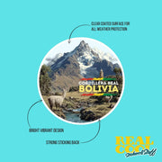 Cordillera Real Bolivia Sticker | Bolivia Decal | Bolivia Souvenir