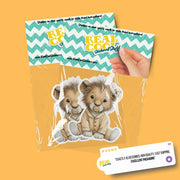 Baby Lion Sticker | Lion Sticker | Baby Lion Decal
